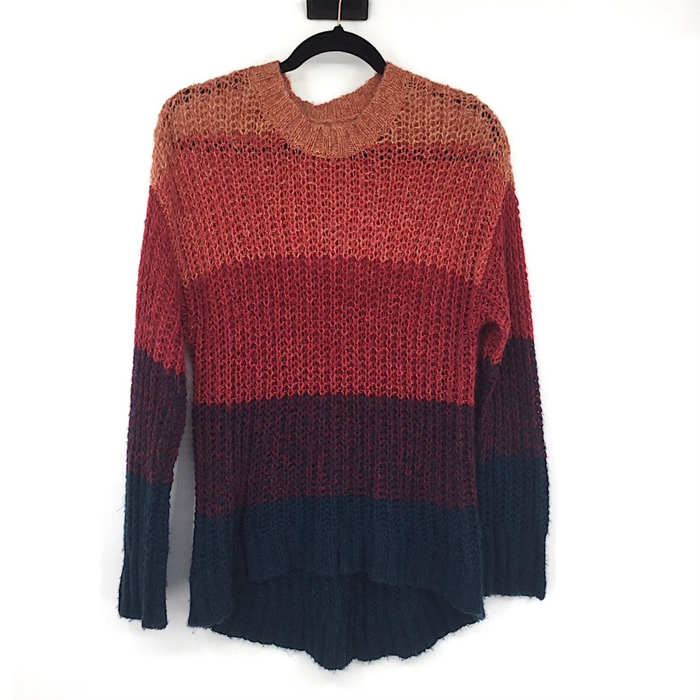 American Eagle Small Wool Sweater Color Block